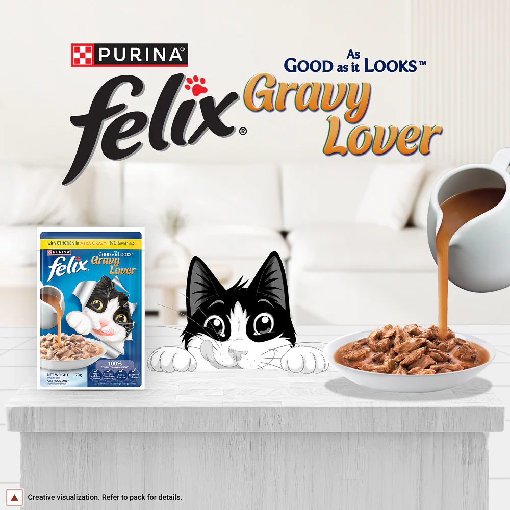 Purina Felix Gravy Lover Chicken Chunks Adult Complete and Balanced Cat Wet Food - Image 5