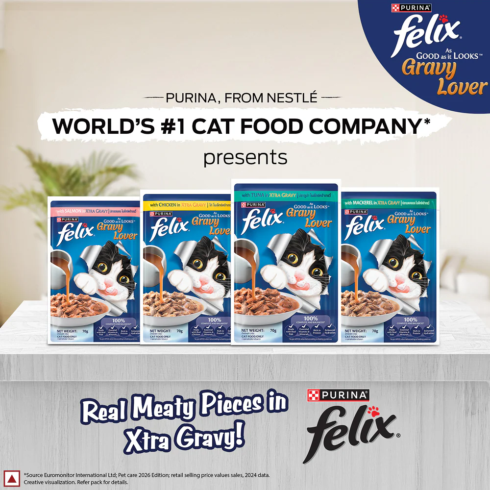 Purina Felix Gravy Lover Tuna Chunks Adult Complete and Balanced Cat Wet Food - Image 14