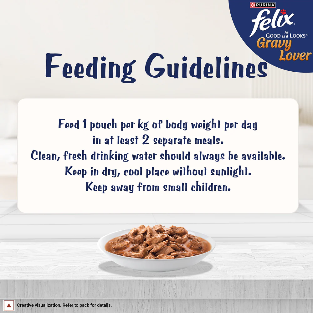 Purina Felix Gravy Lover Tuna Chunks Adult Complete and Balanced Cat Wet Food - Image 16