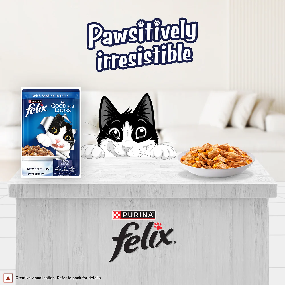 Purina Felix with Sardine in Jelly Complete and Balanced Adult Cat Wet Food - Image 14