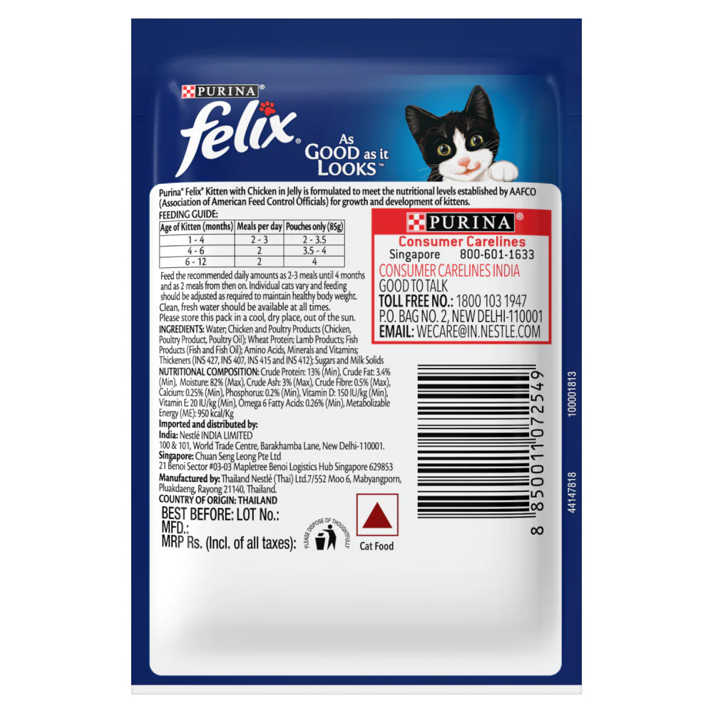Purina Felix with Tuna in Jelly Adult Complete and Balanced Cat Wet Food - Image 10