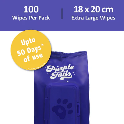 Purple Tails Canada Unscented Wipes for Dogs - Image 6