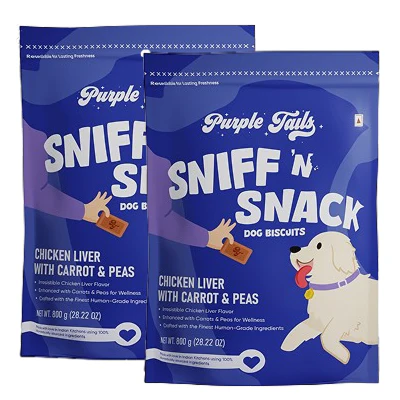 Purple Tails Chicken Liver with Carrots and Peas Dog Treat - Image 5