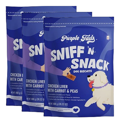 Purple Tails Chicken Liver with Carrots and Peas Dog Treat - Image 6
