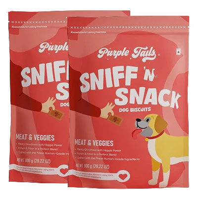 Purple Tails Meat and Veggies Biscuits Dog Treat - Image 5