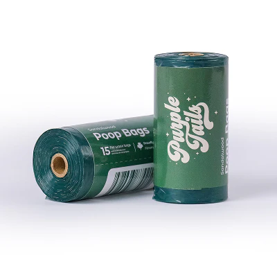 Purple Tails Poop Bags Sandalwood Scented for Dogs (Green) - Image 5