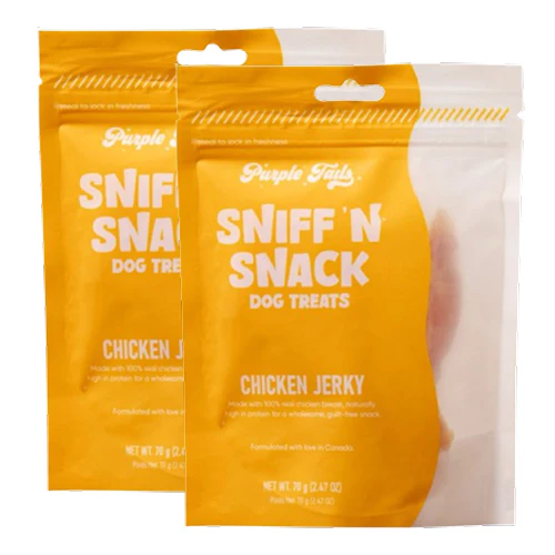 Purple Tails Sniff N Snack Chicken Jerky Dog Treat - Image 5