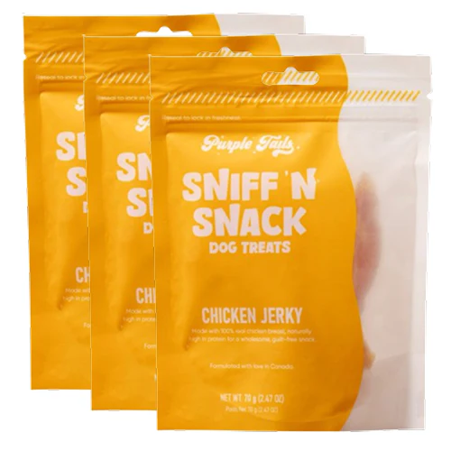 Purple Tails Sniff N Snack Chicken Jerky Dog Treat - Image 6