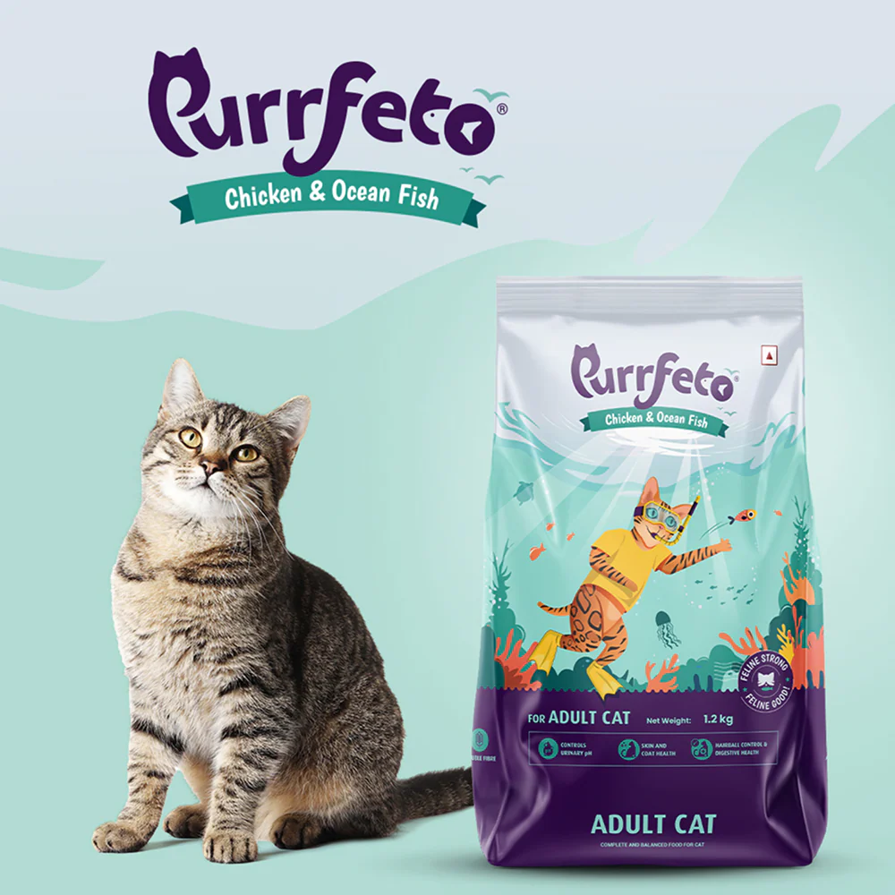 Purrfeto Chicken and Ocean Fish Cat Dry Food - Image 4