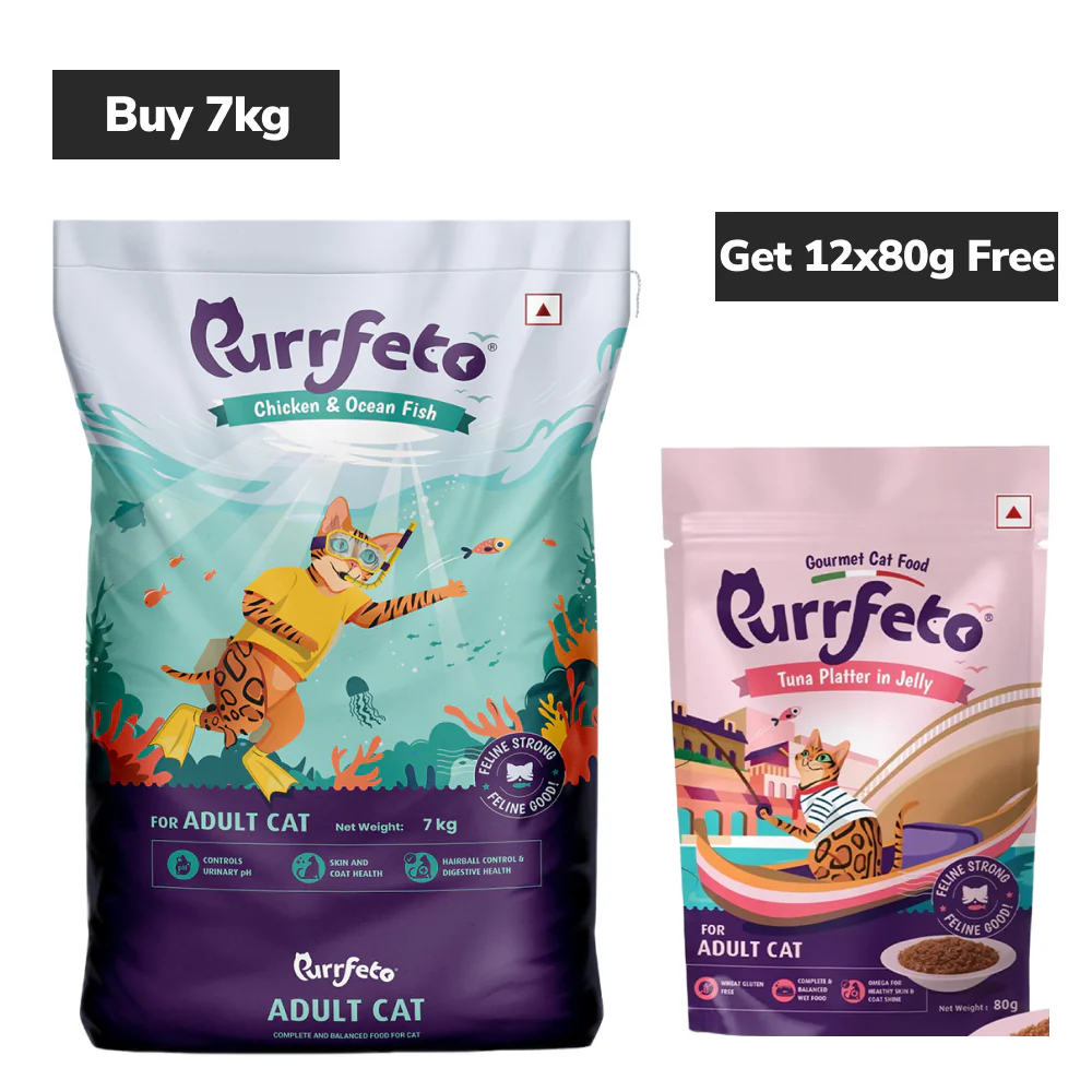 Purrfeto Chicken and Ocean Fish Cat Dry Food - Image 8