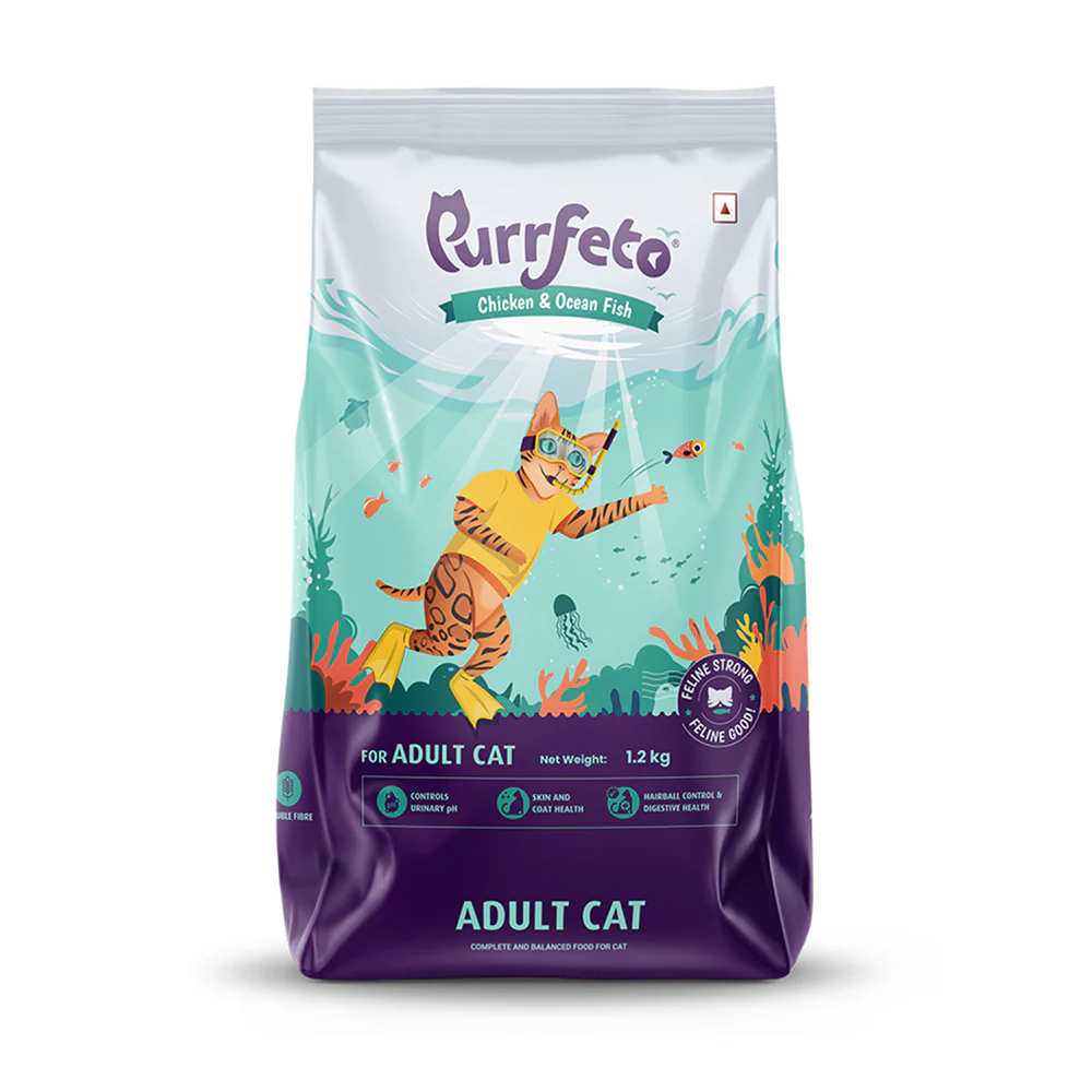Purrfeto Chicken and Ocean Fish Cat Dry Food - Image 2