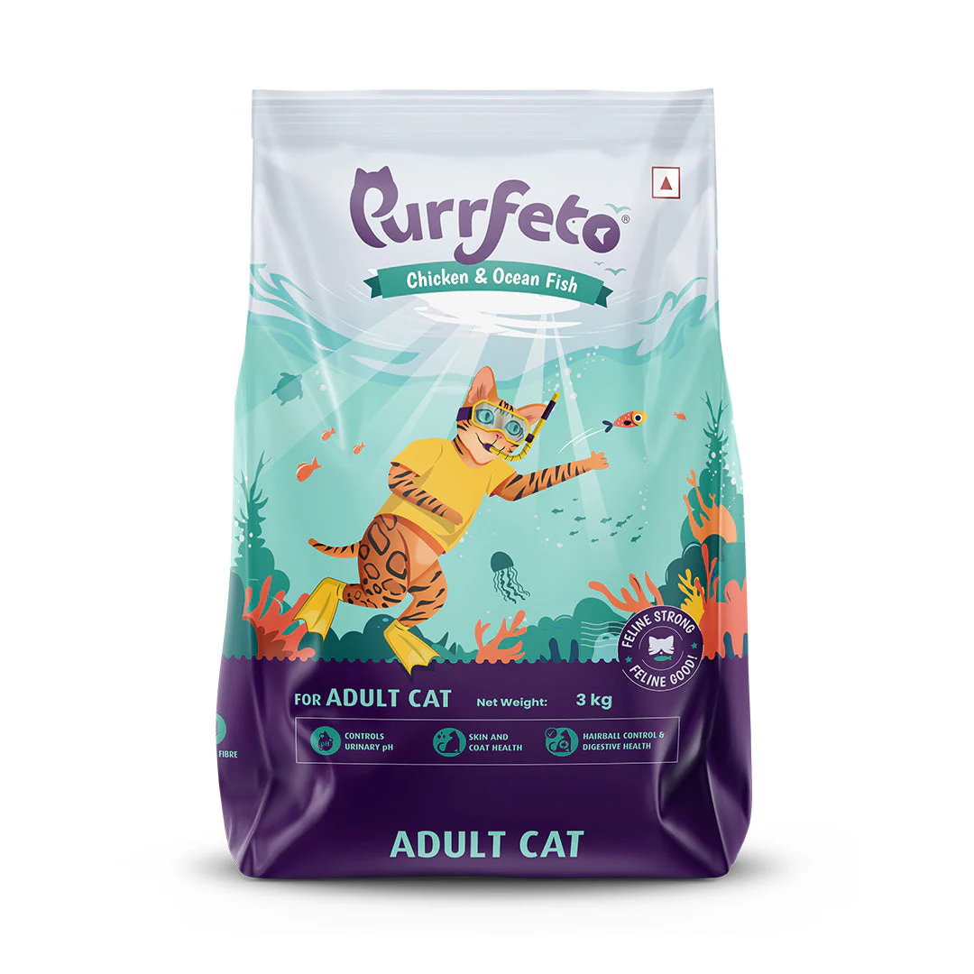Purrfeto Chicken and Ocean Fish Cat Dry Food - Image 4