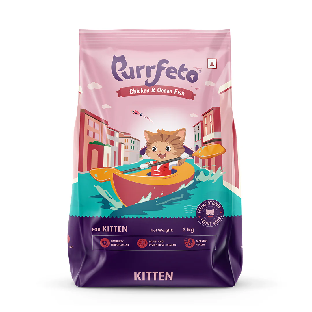 Purrfeto Chicken and Ocean Fish Kitten Cat Dry Food - Image 9
