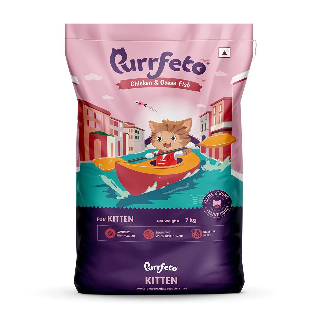 Purrfeto Chicken and Ocean Fish Kitten Cat Dry Food - Image 3
