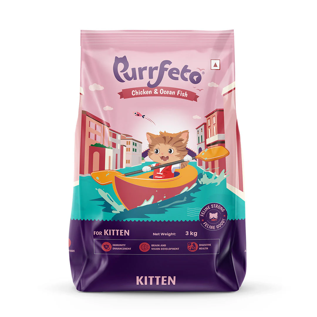 Purrfeto Chicken and Ocean Fish Kitten Cat Dry Food - Image 4