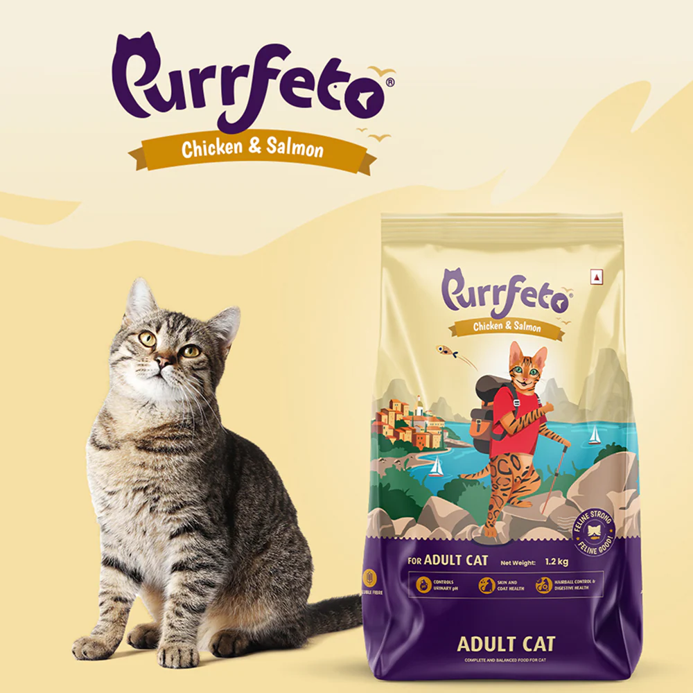 Purrfeto Chicken and Salmon Adult Cat Dry Food - Image 7