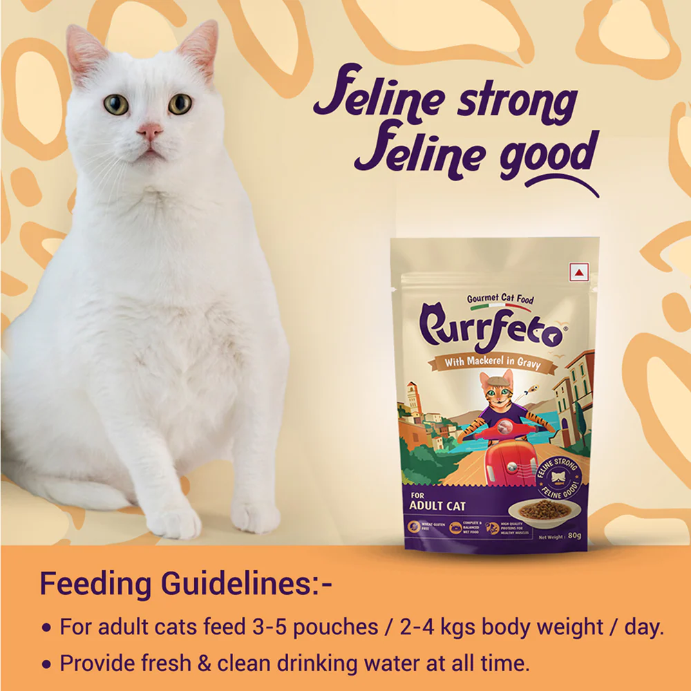 Purrfeto Mackerel in Gravy Adult Cat Wet Food - Image 5