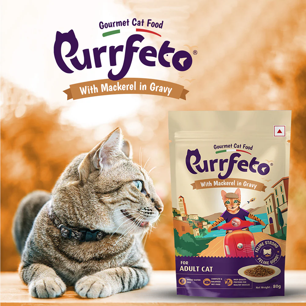 Purrfeto Mackerel in Gravy Adult Cat Wet Food - Image 6
