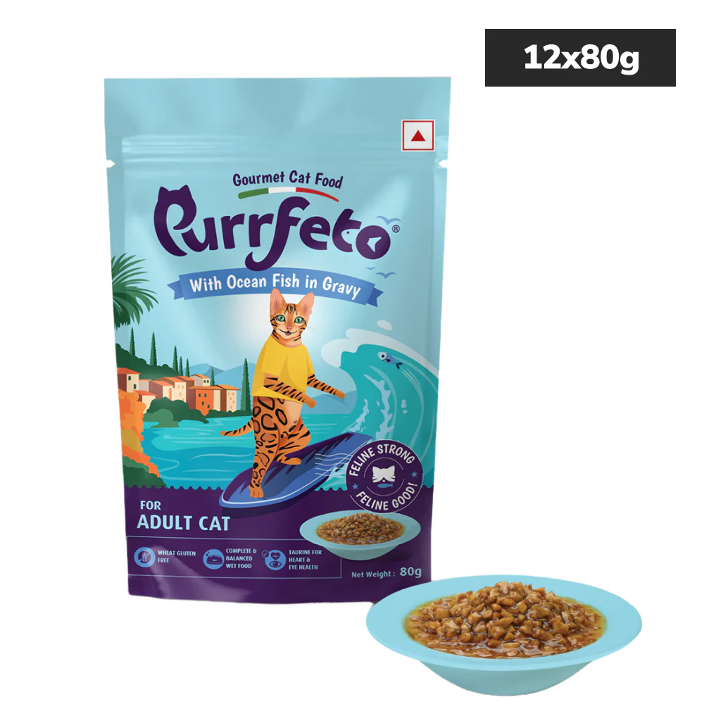 Purrfeto Ocean Fish in Gravy Adult Cat Wet Food - Image 6