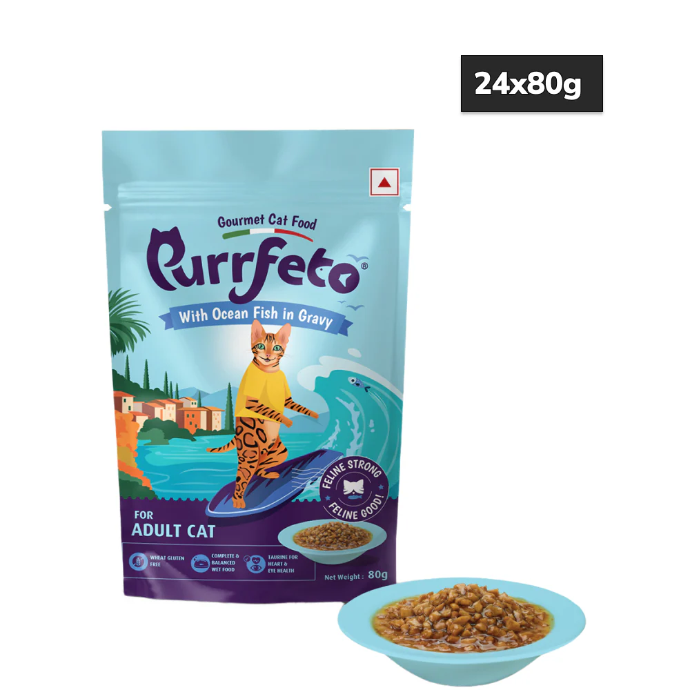 Purrfeto Ocean Fish in Gravy Adult Cat Wet Food - Image 7