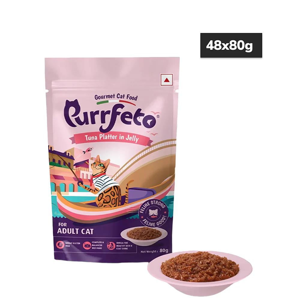 Purrfeto Tuna Recipe in Jelly Adult Cat Wet Food - Image 6