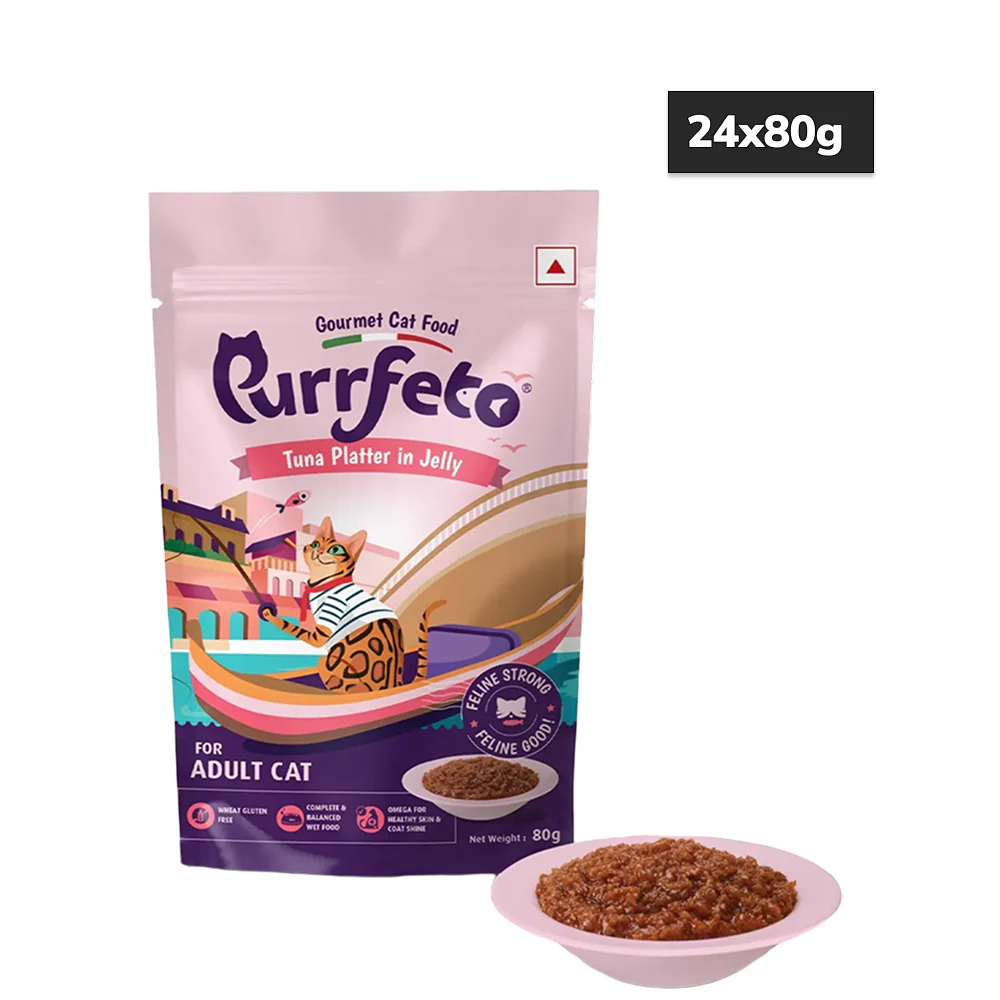 Purrfeto Tuna Recipe in Jelly Adult Cat Wet Food - Image 7