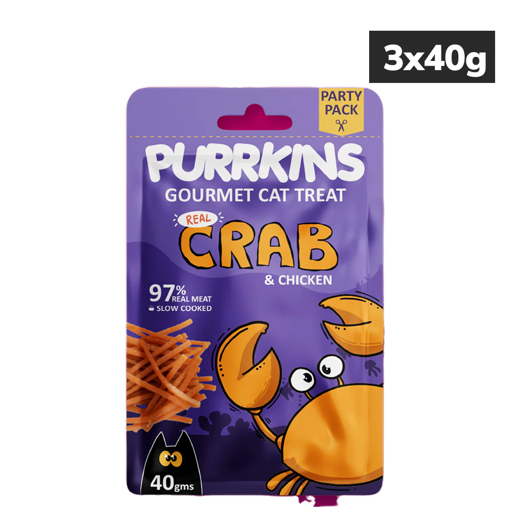 Purrkins Crab & Chicken Soft Jerky Cat Treats - Image 11