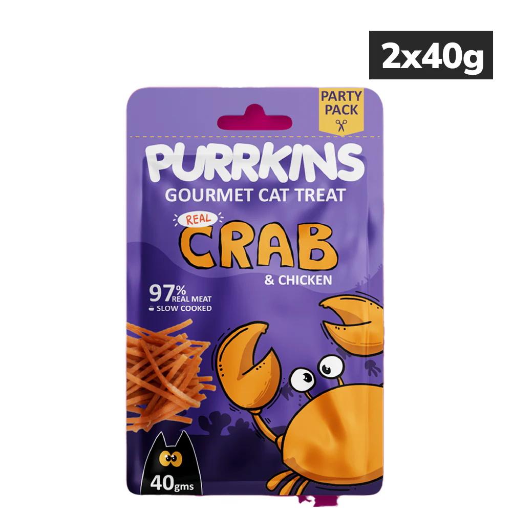 Purrkins Crab & Chicken Soft Jerky Cat Treats - Image 13