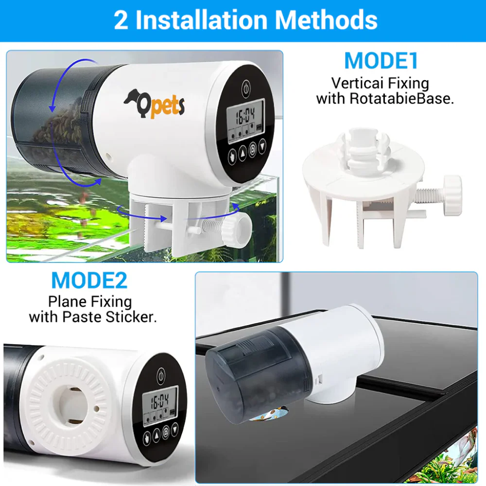 QPets Automatic Aquarium Feeder for Fish - Image 3