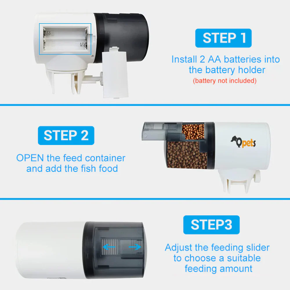 QPets Automatic Aquarium Feeder for Fish - Image 4