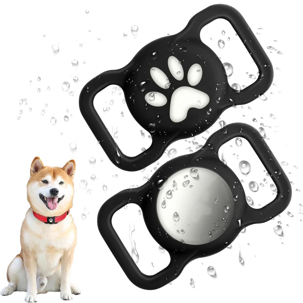 QPets Waterproof Silicon Air Tag Hodler for Dogs and Cats - Image 8