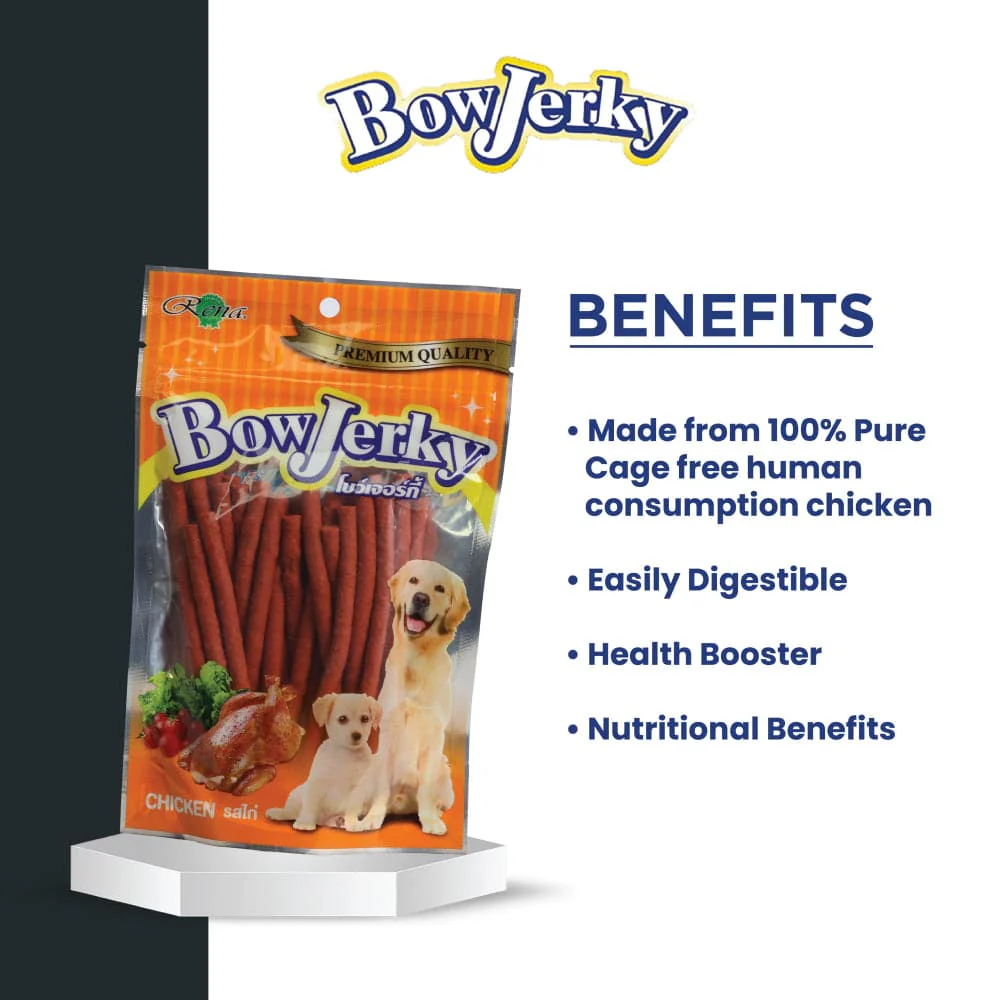 Rena BowJerky Chicken Sticks Dog Treats - Image 5