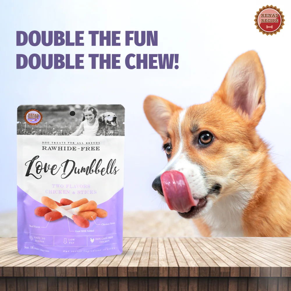 Rena Love Dumbbell Treats for Dogs - Image 2