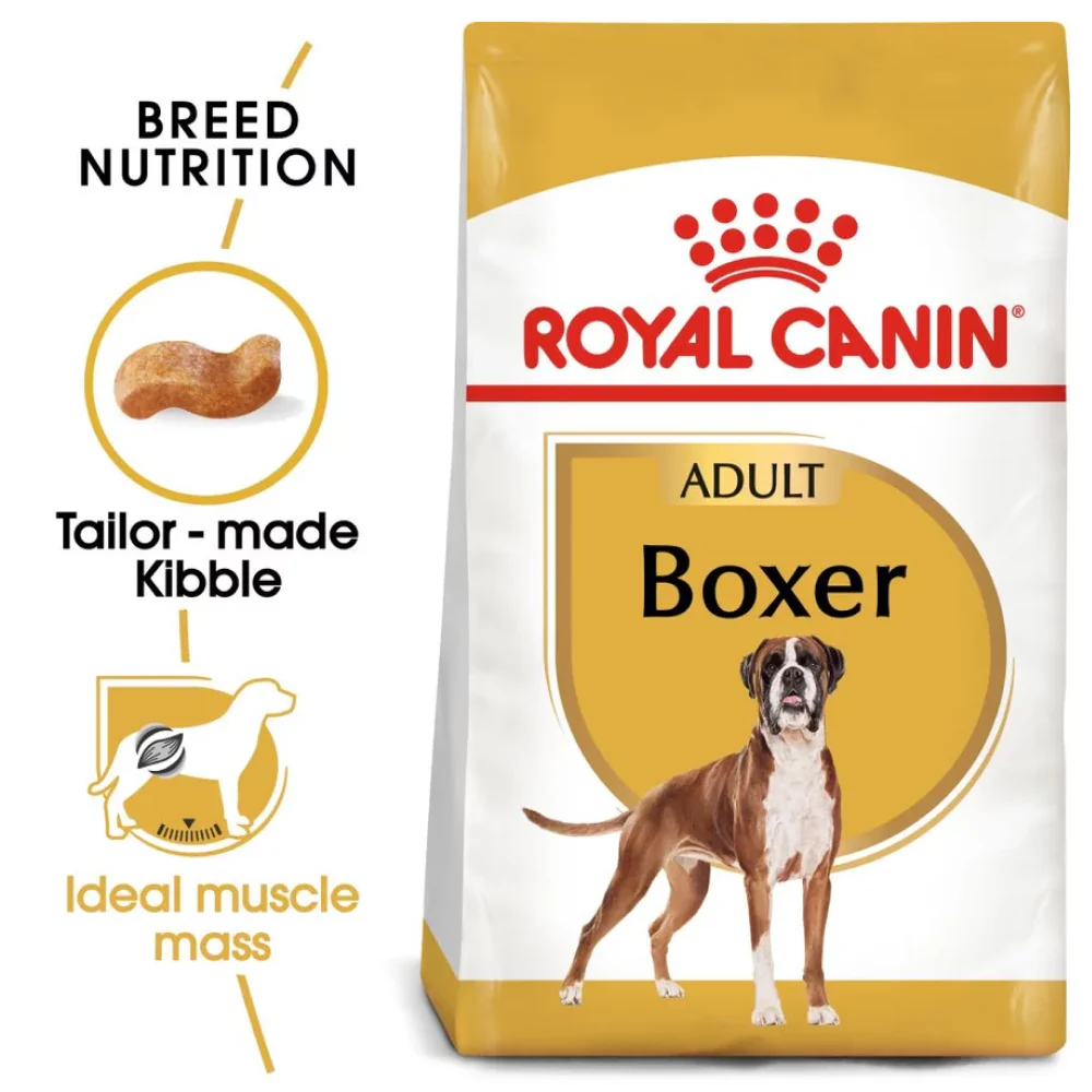 Royal Canin Boxer Dry Food and Maxi Adult Dog Wet Food Combo - Image 2