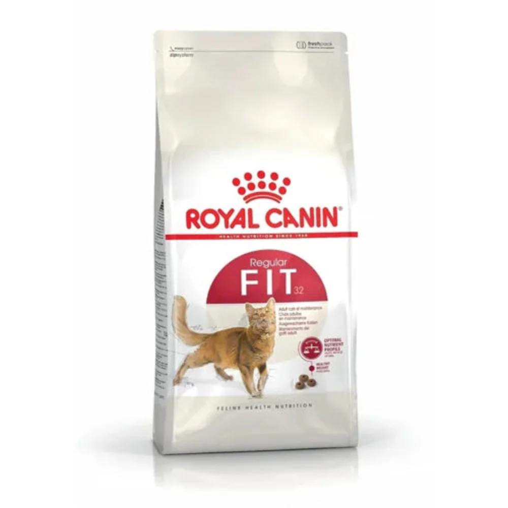 Royal Canin Fit 32 Dry Food and Instinctive Adult Gravy Cat Wet Food Combo - Image 3