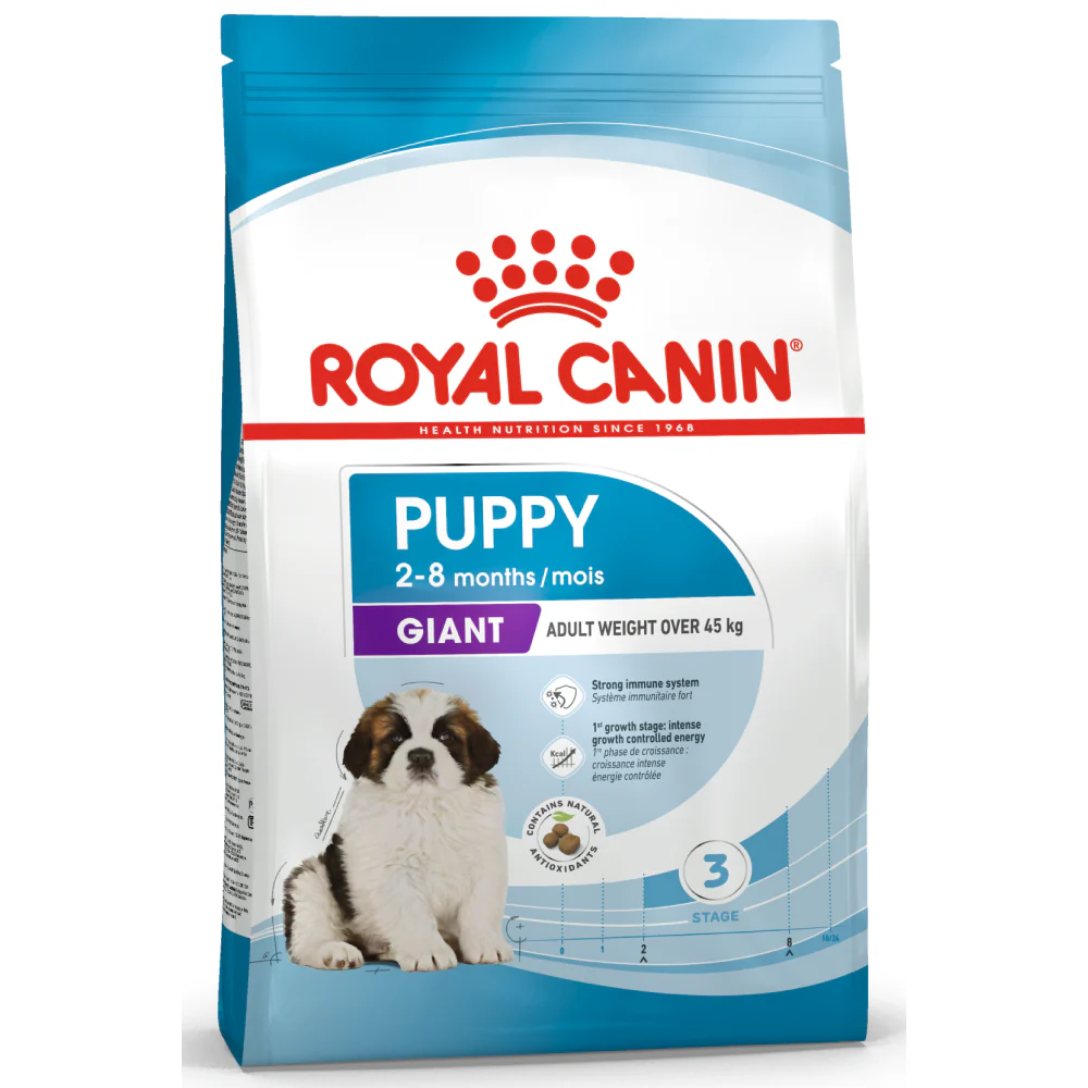 Royal Canin Giant Puppy Dry Food and Maxi Puppy Dog Wet Food Combo - Image 2