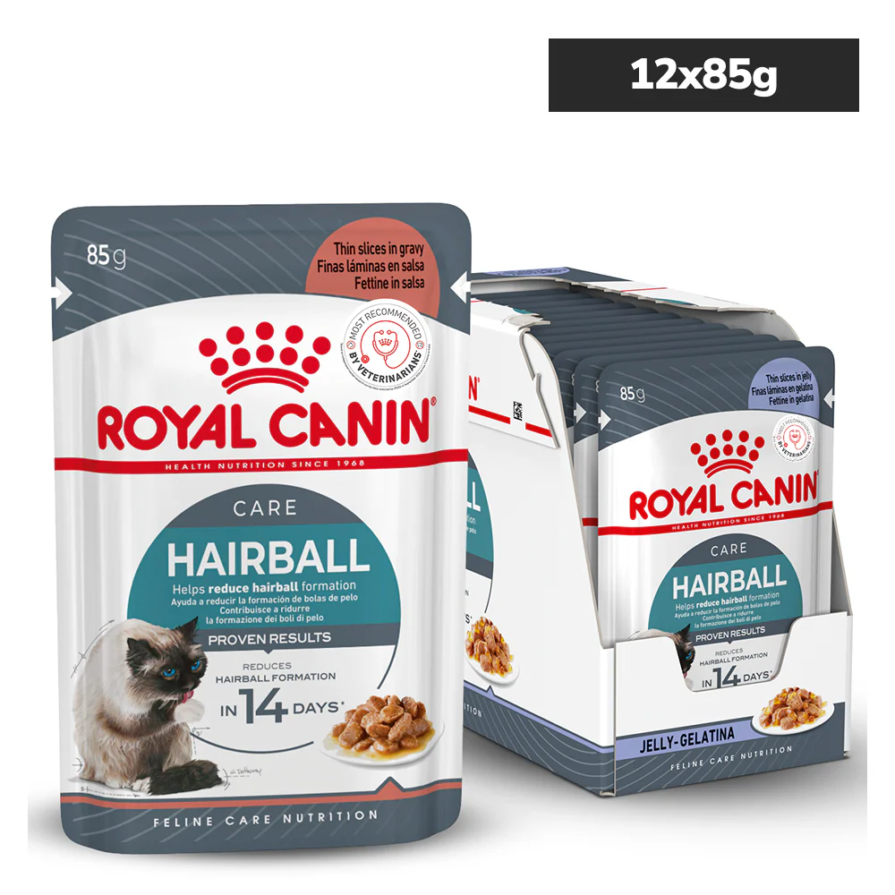 Royal Canin Hairball Care Wet Cat Food (85g Pouch) - Image 9