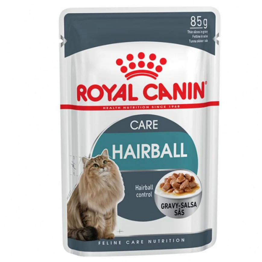 Royal Canin Hairball Care Wet Cat Food (85g Pouch) - Image 7