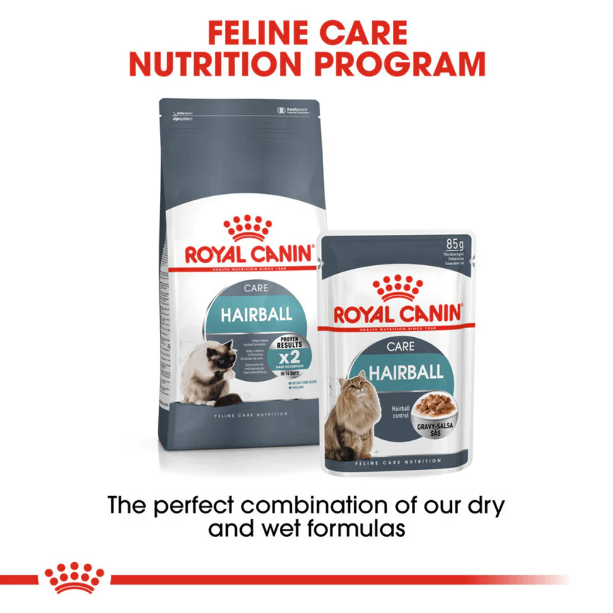 Royal Canin Hairball Care Wet Cat Food (85g Pouch) - Image 8