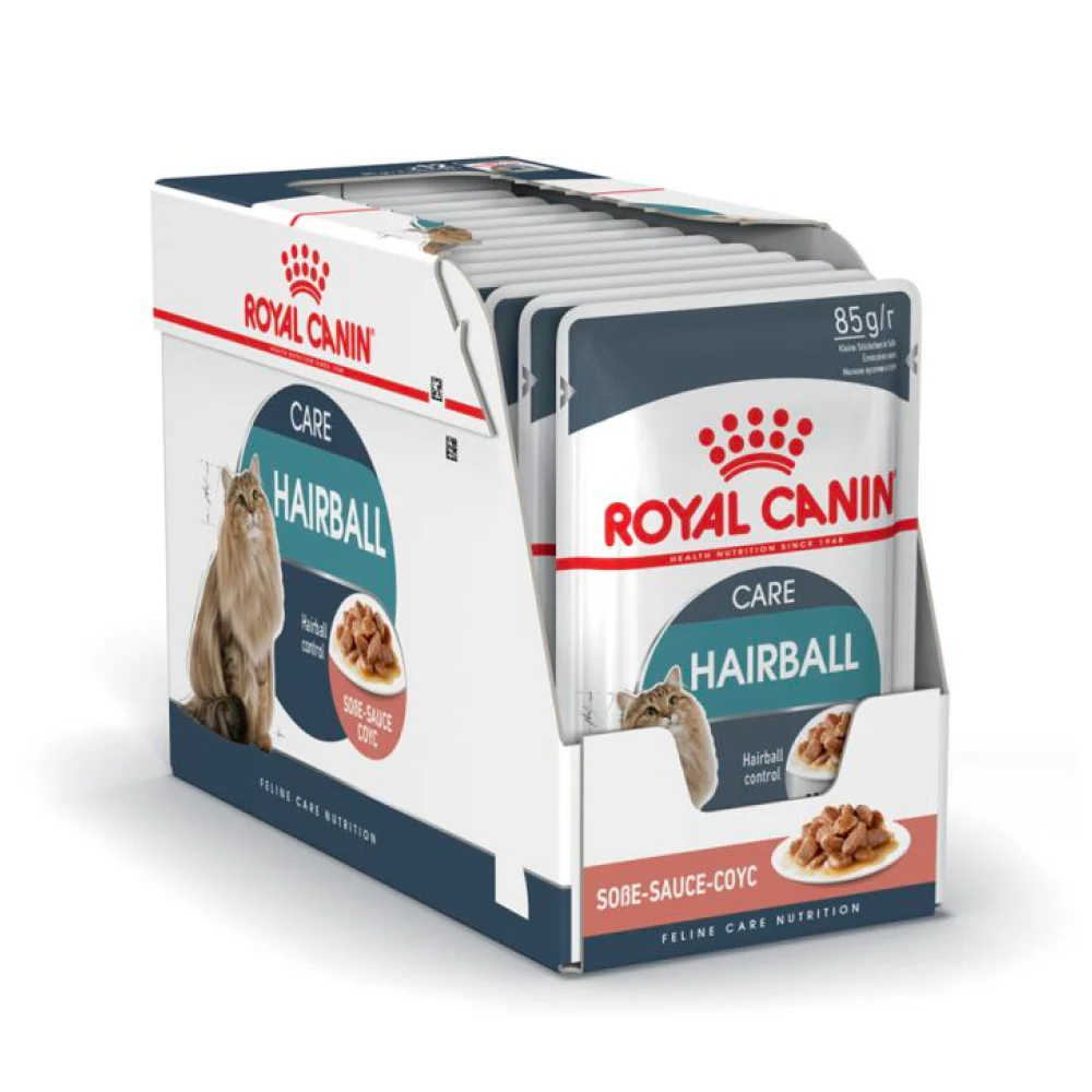 Royal Canin Hairball Care Wet Cat Food (85g Pouch) - Image 9
