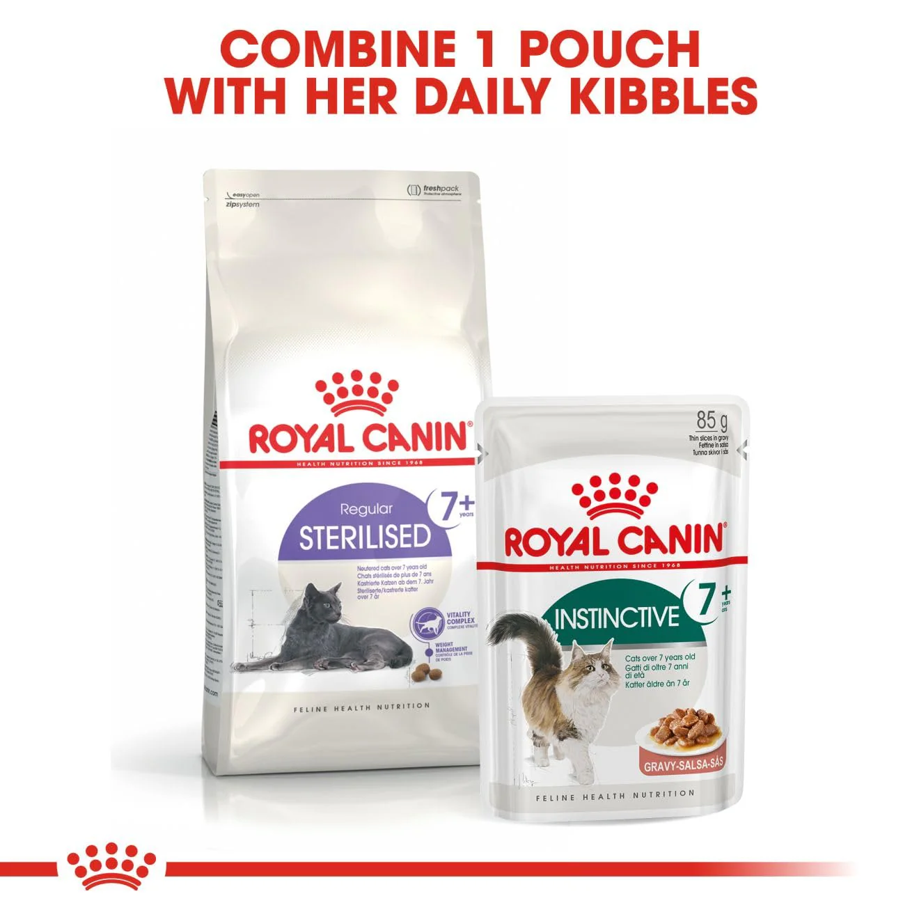 Royal Canin Instinctive 7+ Gravy Cat Wet Food - Image 5