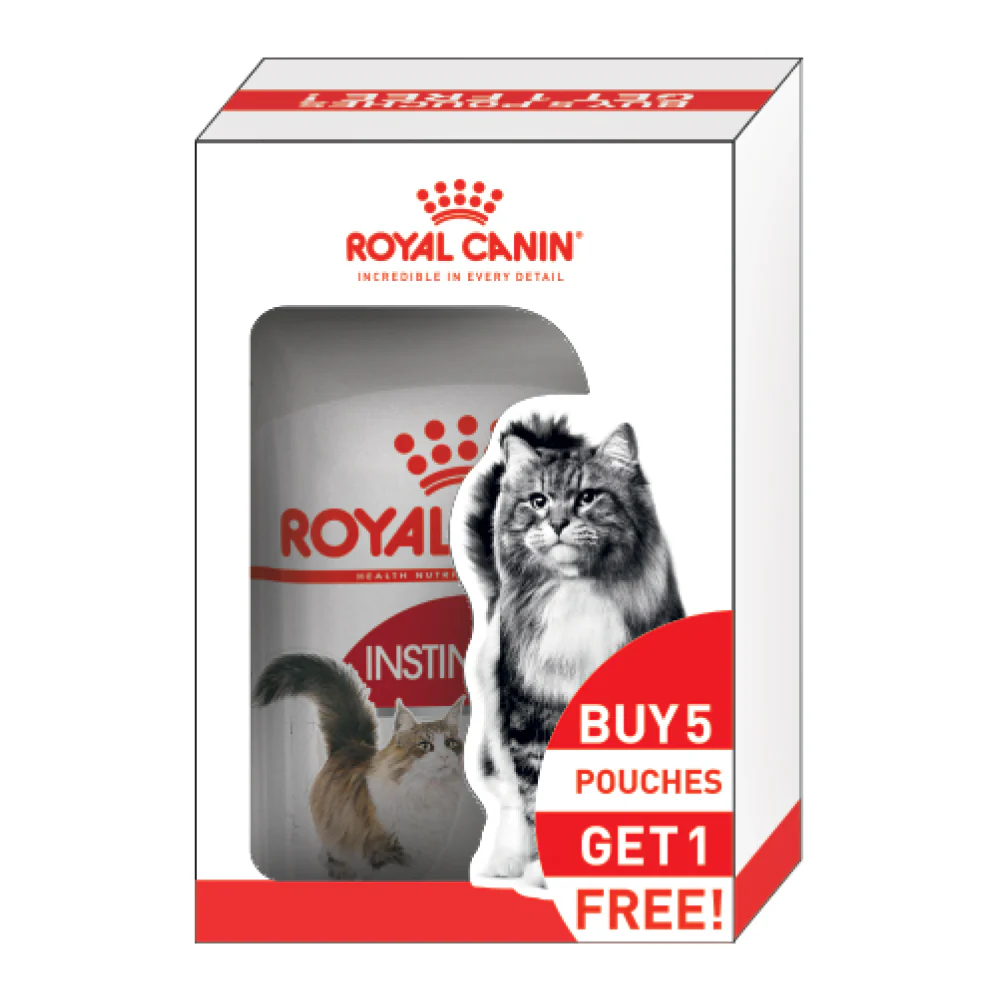 Royal Canin Instinctive Gravy Wet Food and Hair & Skin Care Adult Gravy Cat Wet Food Combo - Image 9