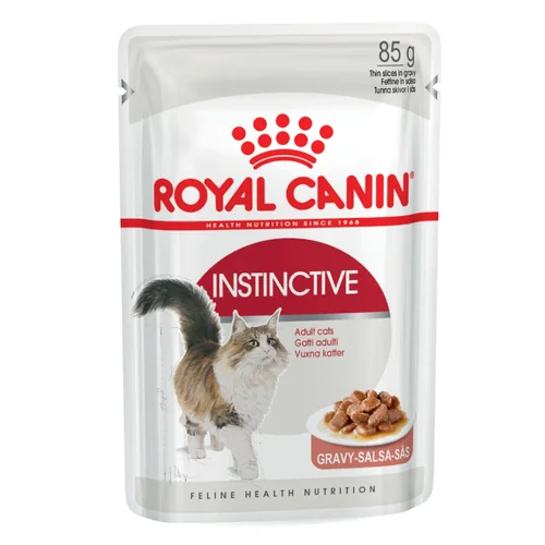 Royal Canin Instinctive Gravy Wet Food and Hair & Skin Care Adult Gravy Cat Wet Food Combo - Image 3