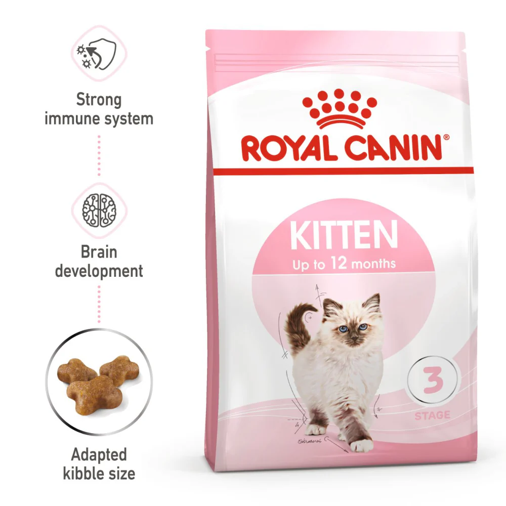 Royal Canin Kitten Cat Dry and Wet Food Combo - Image 2