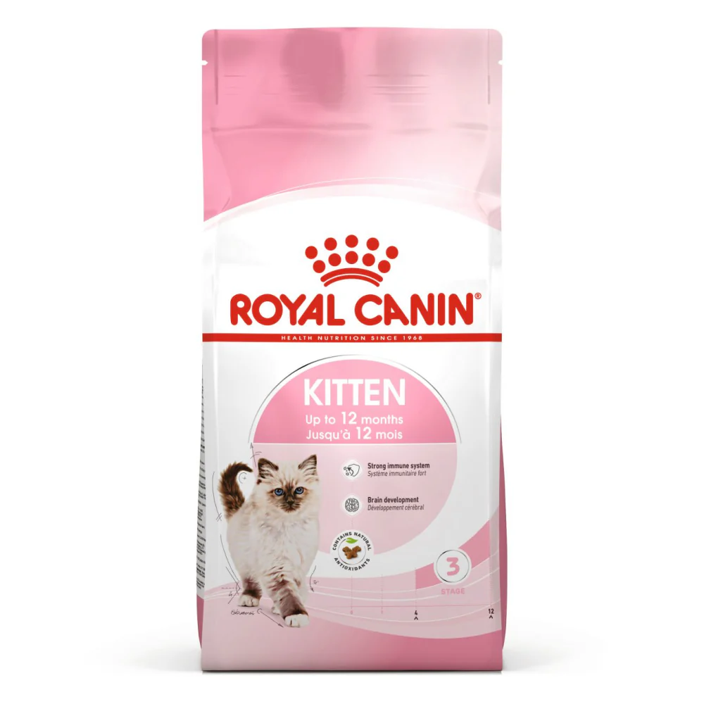 Royal Canin Kitten Cat Dry and Wet Food Combo - Image 3