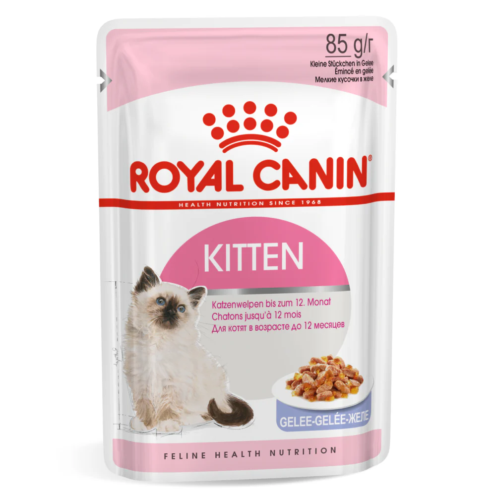 Royal Canin Kitten Jelly and Kitten Loaf Cat Wet Food Combo - Image 2
