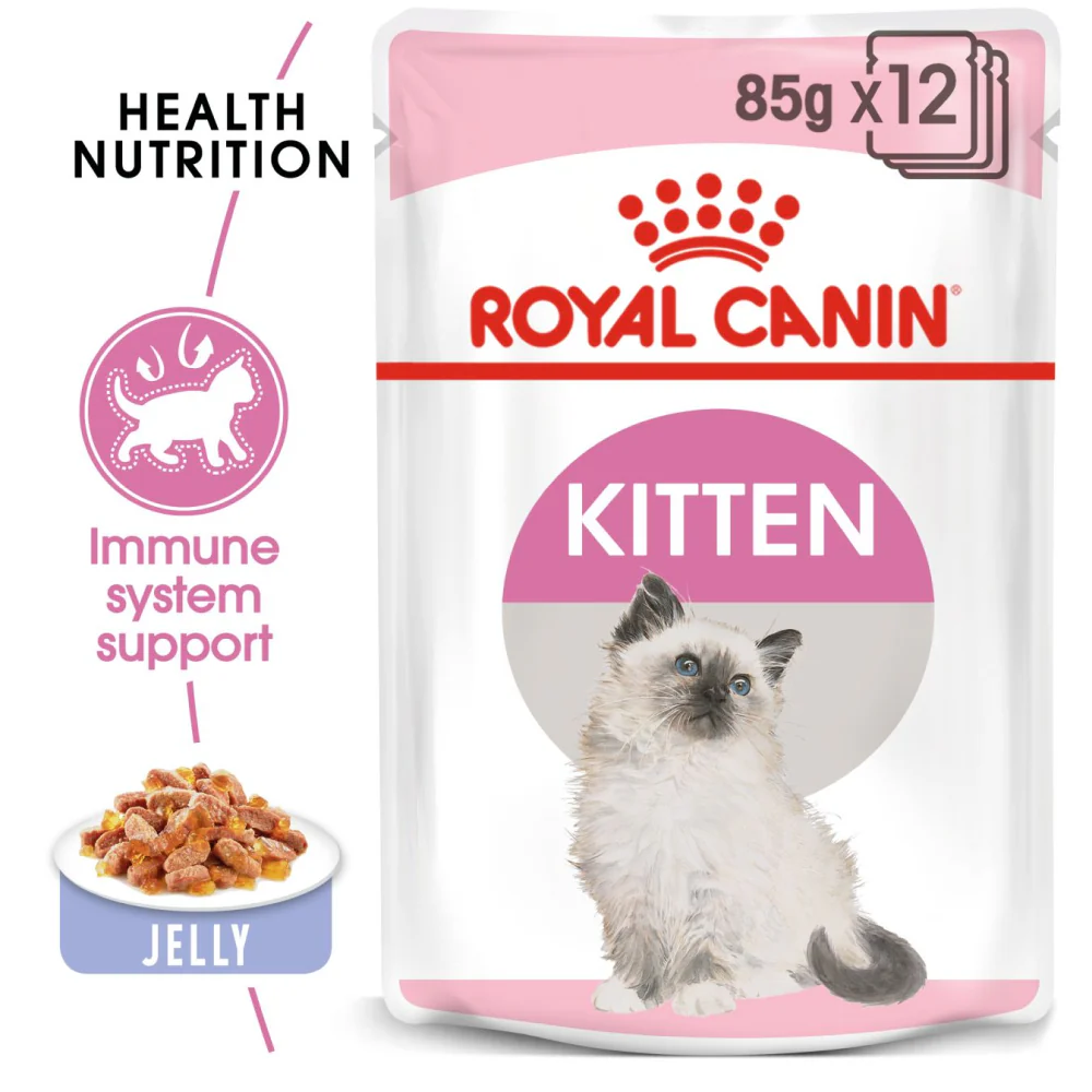 Royal Canin Kitten Jelly and Kitten Loaf Cat Wet Food Combo - Image 3
