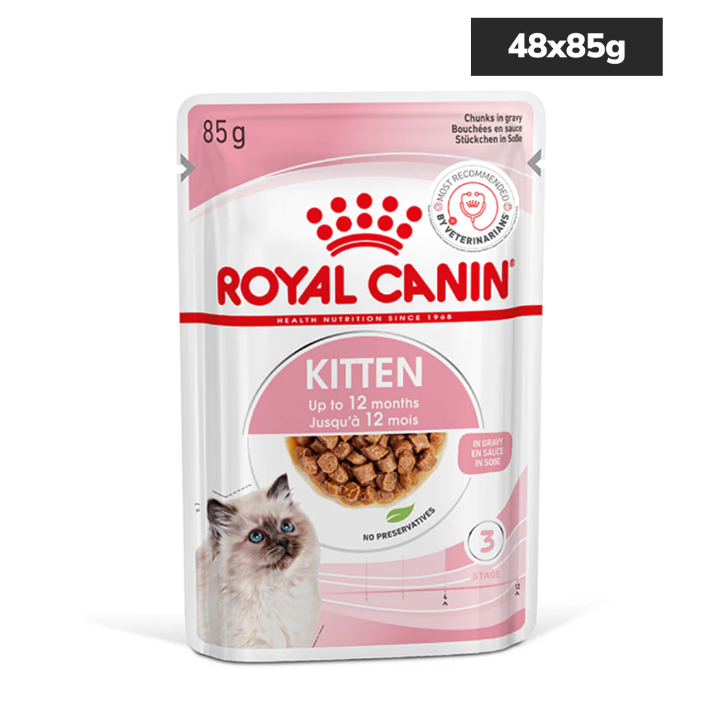 Royal Canin Kitten Wet Food in Gravy (85g Pouch) - Image 10