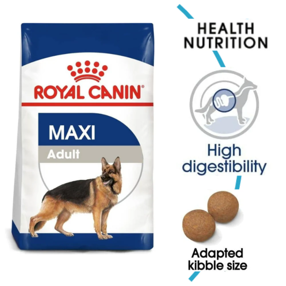 Royal Canin Maxi Adult Dog Dry and Wet Food Combo - Image 2