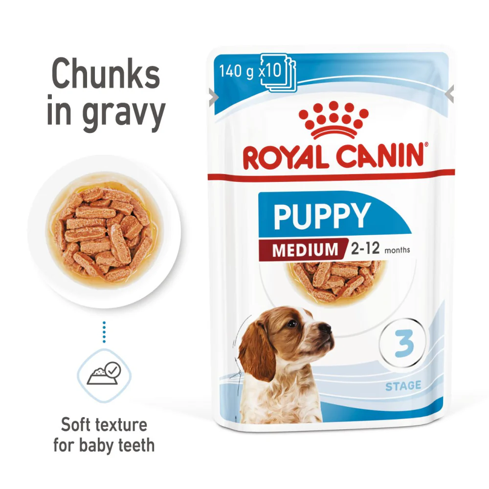 Royal Canin Medium Puppy Dog Wet Food - Image 2
